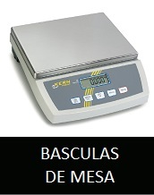 BASCULAS DE MESA