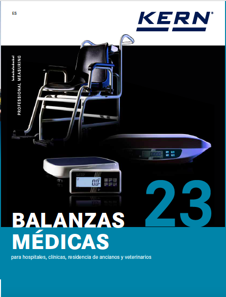 CATALOGO BASCULAS MEDICAS KERN 2023